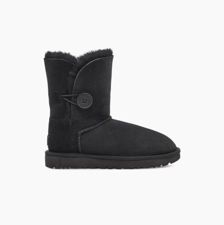 UGG Bailey Button II Black Boots for Women (YMJZ74183)